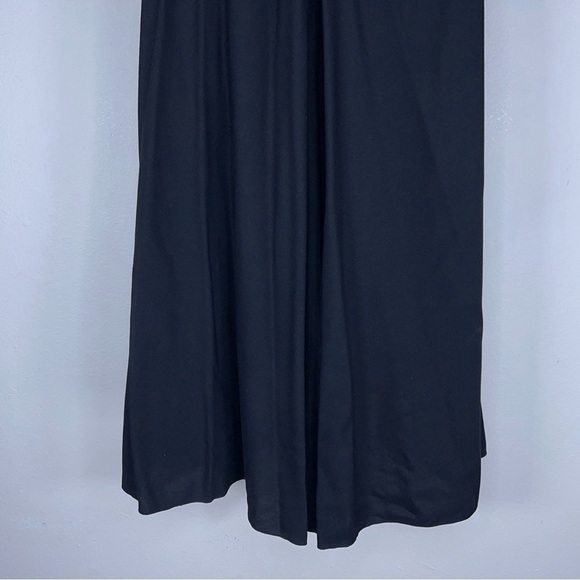 MEDIUM BALI BATIK BLACK HALTER DRESS RETRO PINUP GOTH SLEEVELESS EVENT PARTY - Picture 10 of 12